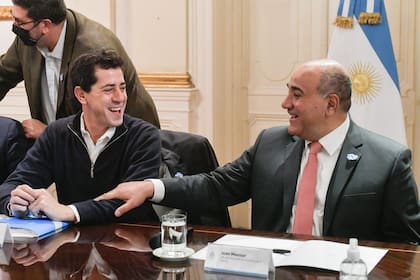 Eduardo "Wado" de Pedro y Juan Manzur, cuando compartían el gabinete