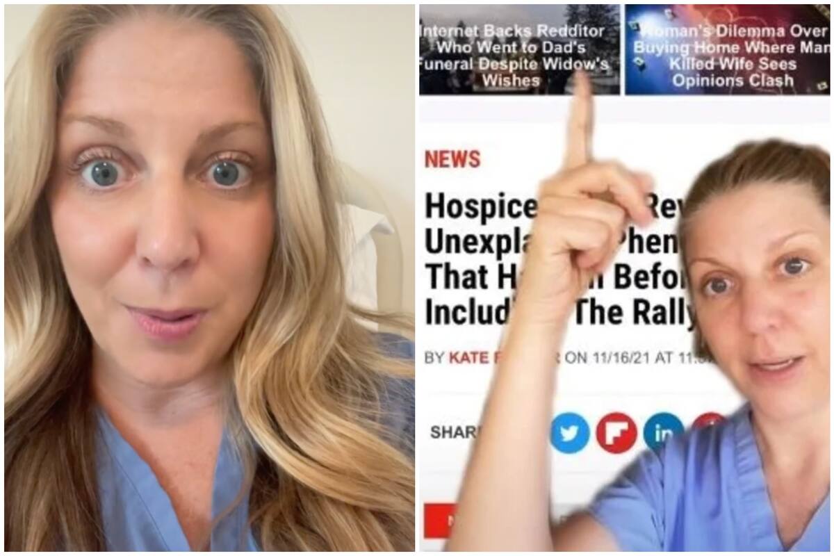 "Educating about Death/Dying”, dice el perfil de TikTok de esta enfermera especialista en cuidados paliativos