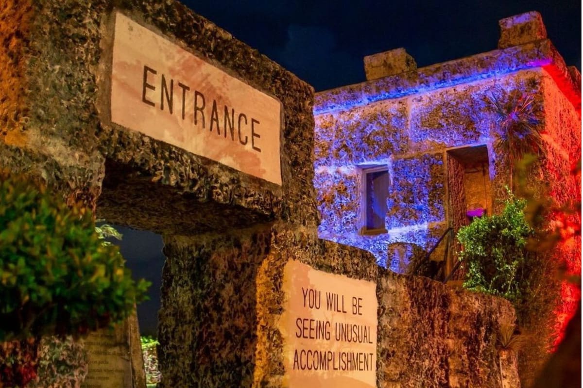 Edward Leedskalnin construyó un "castillo" para esperar a su amada, quien nunca llegó (Crédito: BBc Mundo)