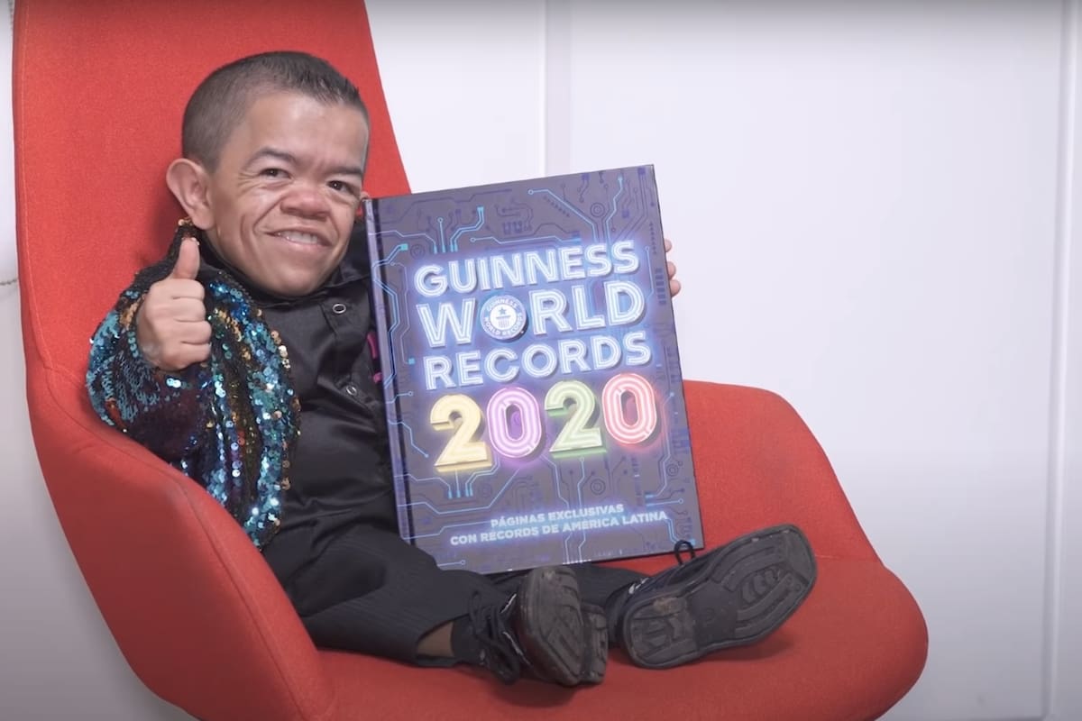 Edward “Niño“ Hernández obtuvo el récord de “hombre más pequeño del mundo“ por segunda vez (Guinness World Records)