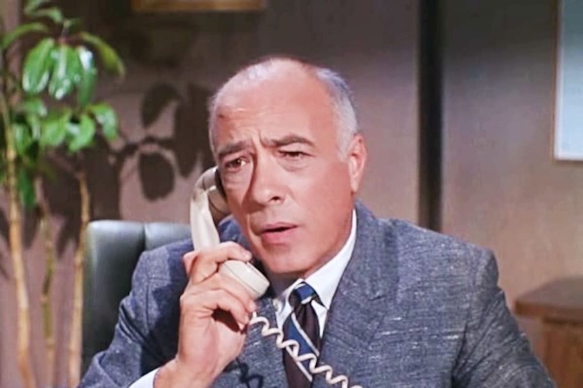 Edward Platt formó parte del elenco de la recordada serie El Superagente 86