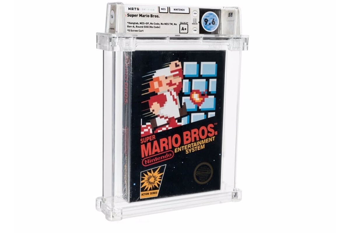 Eel Super Mario Bros, sin abrir desde 1986, se vendió por 660.000 dólares