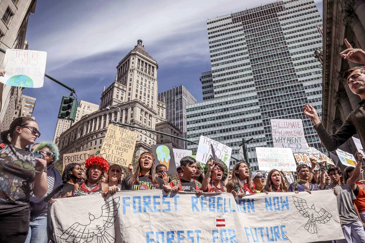 EE.UU. Nueva York fue el epicentro de las protestas