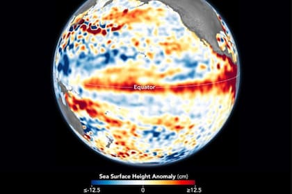 Efecto de El Niño en el Pacífico