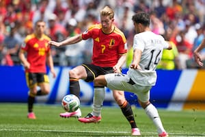 Egipto lo sigue ganando con un golazo, se perdió el segundo y De Bruyne estrelló el palo con un tiro libre