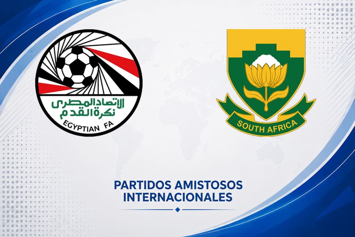 Egipto vs. Sudáfrica por el amistoso internacional 2026, día, hora y cómo seguir online