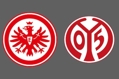 Eintracht Frankfurt y 1. FSV Mainz 05 disputaron uno de los encuentros de la jornada del fútbol aleman