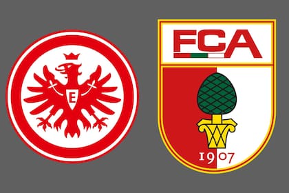 Eintracht Frankfurt y FC Augsburg disputaron uno de los encuentros de la jornada del fútbol aleman