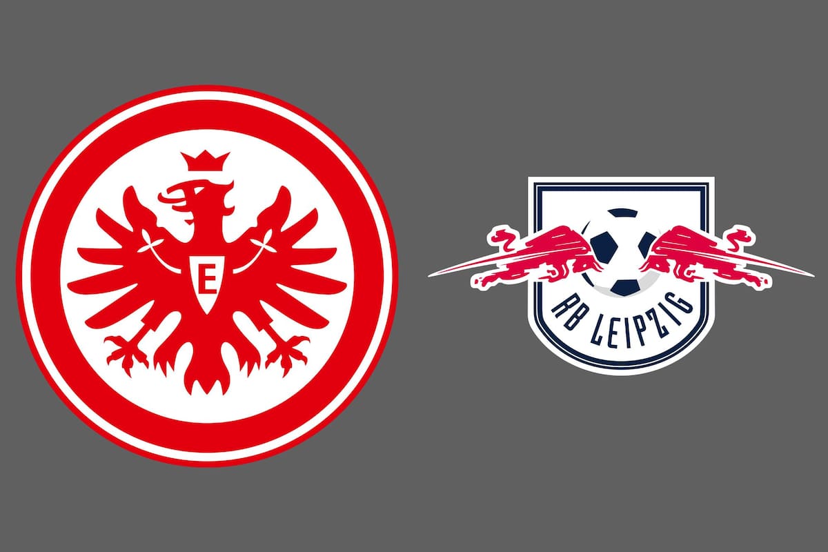 Eintracht Frankfurt y RB Leipzig disputaron uno de los encuentros de la jornada del fútbol aleman