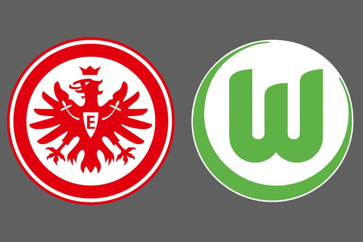 Eintracht Frankfurt y VfL Wolfsburg disputaron uno de los encuentros de la jornada del fútbol aleman
