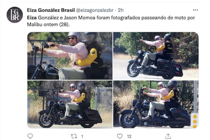 Eiza González y Jason Momoa confirmarían su relación
