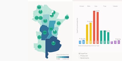 Ejemplos de cómo se presenta la información