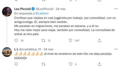 Ejemplos personales también se sumaron al debate sobre la manera de vestirse a la hora de embarcarse en un vuelo