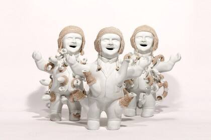 Ekeko 6, una de las obra de Chiachio & Giannone que integran la muestra en Colección Amalita