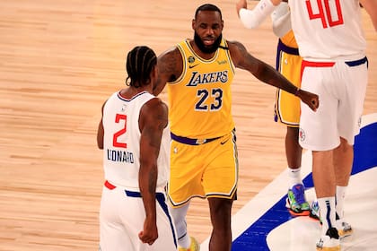 El 1 y el 2. Los Lakers de LeBron James se quedaron con la primera ubicación de la Conferencia Oeste mientras que los Clippers de Kawhi Leonard finalizaron segundos