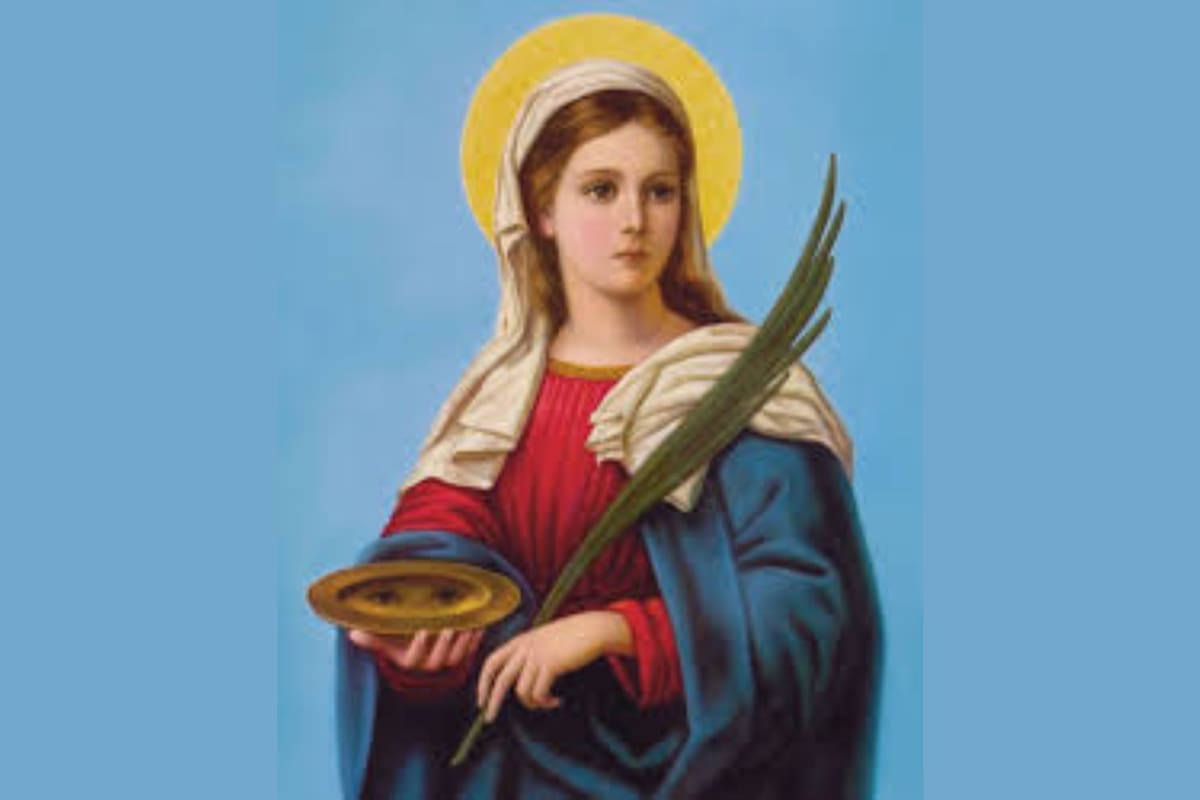 El 13 de diciembre es el Día de Santa Lucía, patrona de los no videntes