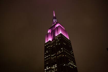El 14 de febrero, el Empire State Buiding brillarán en color rosa como regalo del Día de San Valentín a la ciudad de Nueva York