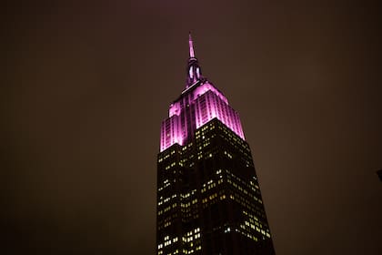 El 14 de febrero, el Empire State Buiding brillarán en color rosa como regalo del Día de San Valentín a la ciudad de Nueva York