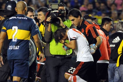 14 de mayo de 2015: el día del gas pimienta en el partido de vuelta con River por los octavos de final de la Copa Libertadores; Conmebol desclasificaría a Boca y suspendería La Bombonera por un partido.