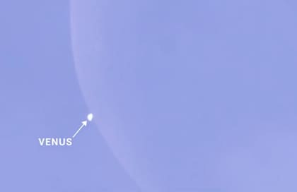 El 17 de junio, el planeta Venus será totalmente opacado por la Luna desde la perspectiva terrestre