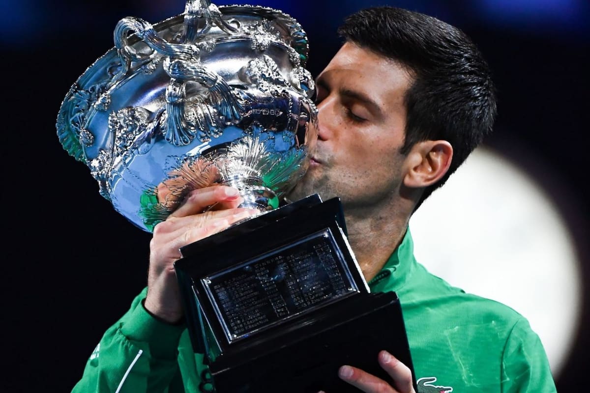 El 17 veces ganador de torneos de Grand Slam dijo que era la primera vez que veía a alguien jugando al tenis en las calles de su ciudad natal Crédito: Twitter