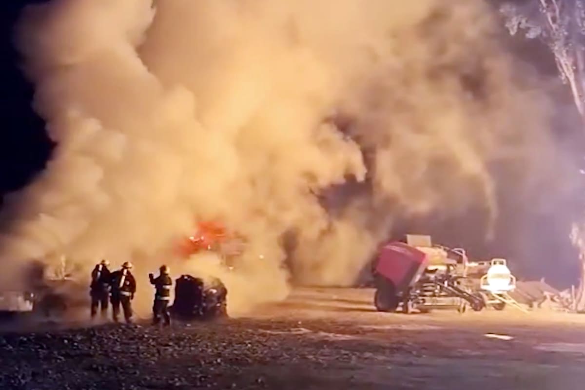 El 18 de enero pasado se provocó un incendio en la Estancia Amancay, en Chubut