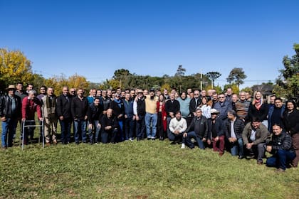 El 19 de mayo, Passalacqua reunió a casi todos los intendente de Misiones que lo apoyan en su liderazgo político.