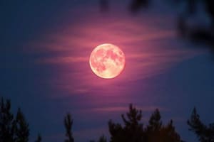 El 1° de abril hay Luna llena