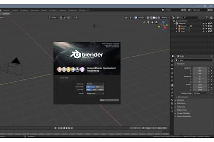 El 2 de este mes cumplió 25 años Blender, un programa de diseño 3D que es una de las joyas de la corona del software libre; aquí, su increíble historia. En la imagen, la versión más nueva, la 2.8, todavía en etapa beta