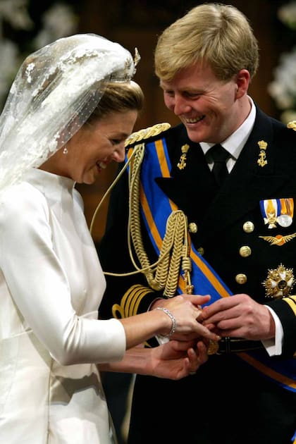 El 2 de febrero de 2002, Máxima Zorreguieta celebró su boda con Guillermo de Holanda en Ámsterdam