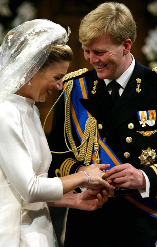 El 2 de febrero de 2002, la argentina Máxima Zorreguieta se casó con el príncipe Guillermo de Holanda en la catedral medieval de Ámsterdam Nieuwe Kerk. En los Países Bajos