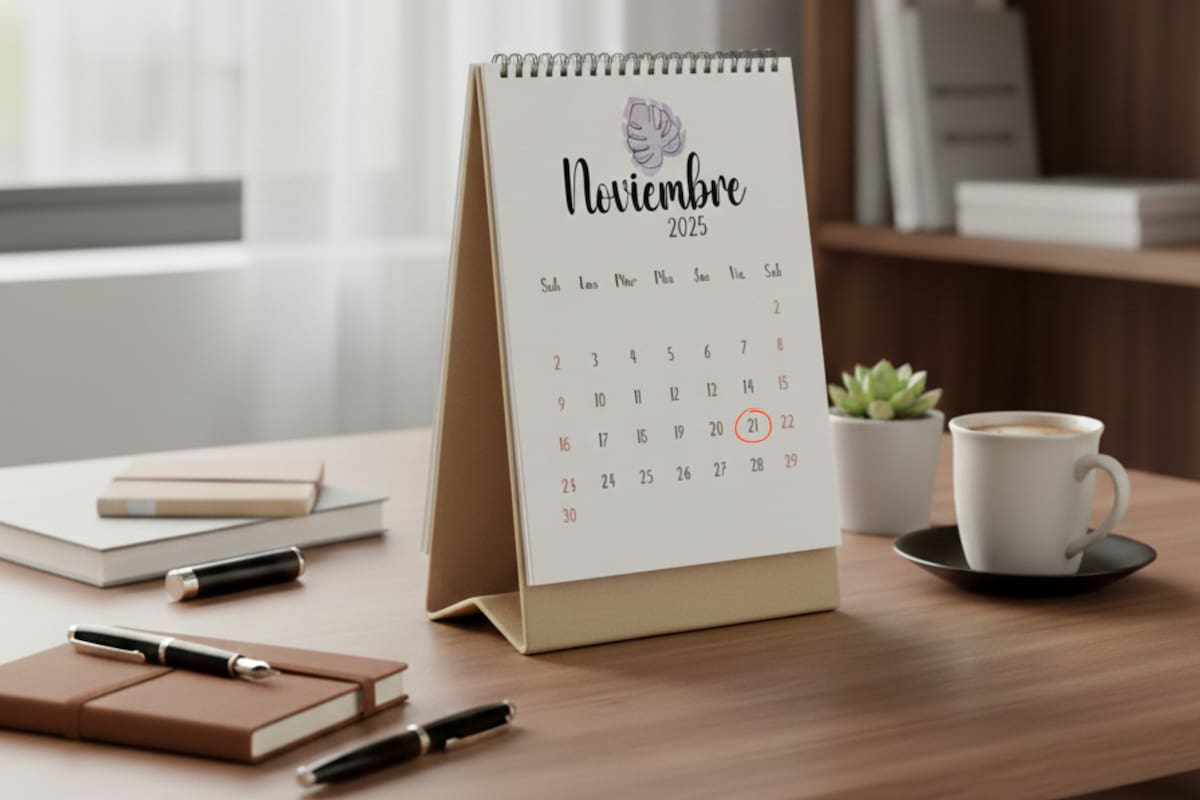 El 21 de noviembre es un día no laborable