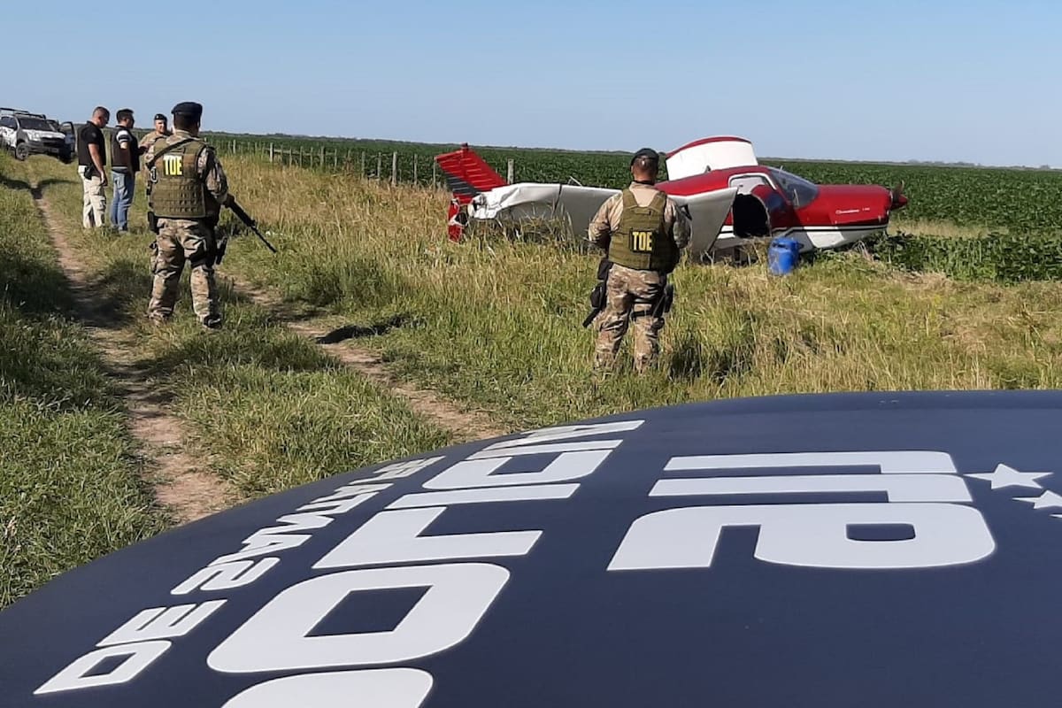 El 22 de febrero una avioneta proveniente de Paraguay se accidentó. Se sospecha que traía 200 kilos de cocaína.