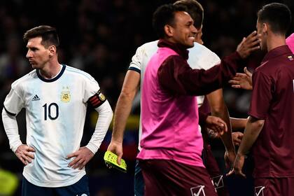 El día que Lionel Messi volvió a la selección argentina, en marzo de 2019, fue derrota ante Venezuela 3 a 1 en Madrid