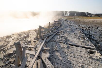 El 23 de julio, el Parque Nacional de Yellowstone sufrió una explosión hidrotérmica