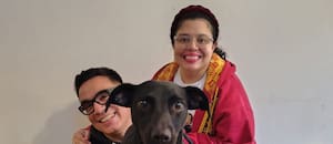 La historia de Sakura: la encontraron con sus cachorros en una plaza de Almagro y su vida dio un giro conmovedor