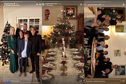 El 24 a la noche se reunieron para celebrar Navidad con su familia (Foto: Instagram)