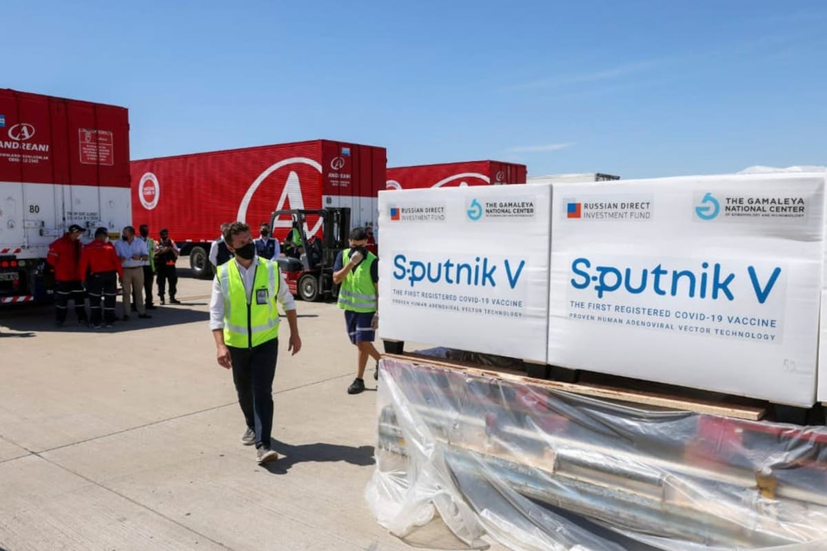 El 24 de diciembre llegaban a la Argentina 300.000 dosis de la vacuna rusa Sputnik V.
