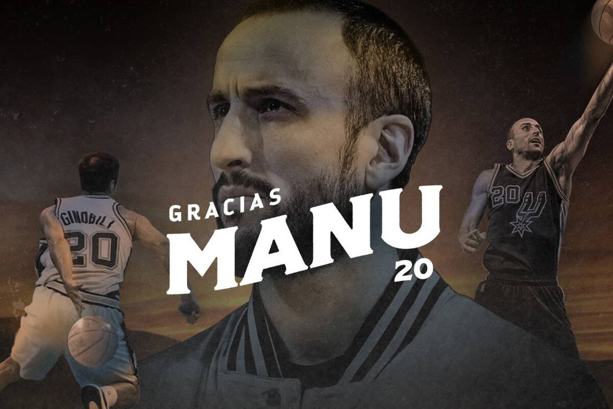 El 28 de marzo próximo será la ceremonia del retiro de la camiseta de Manu Ginóbili