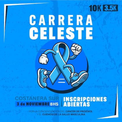 El 3 de noviembre, Costanera Sur será el escenario de la primera maratón por el cáncer de próstata