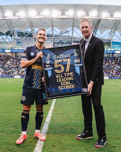El 30 de abril pasado, Gazdag se convirtió en el máximo goleador de la historia del Philadelphia Union