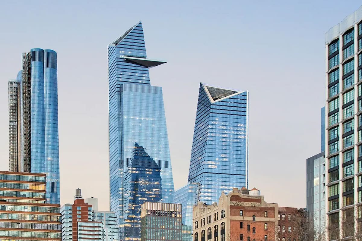 El 30 Hudson Yards está ubicado en el lado oeste de Manhattan y es uno de los rascacielos más altos de Nueva York