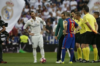 Real Madrid-Barcelona: el campeón del Masters de Augusta dio el puntapié inicial