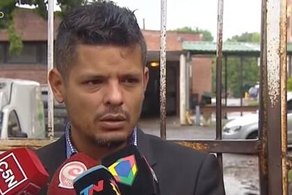 El abogado Alejandro Cipolla habló en la puerta de la morgue de San Fernando