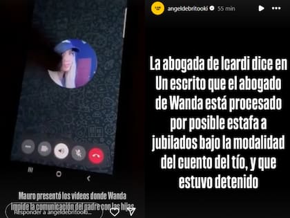 El abogado de Wanda Nara estaría procesado, según Ángel de Brito