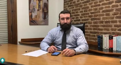 El abogado FrancIsco Oneto, precandidato a vicegobernador bonaerense de Milei