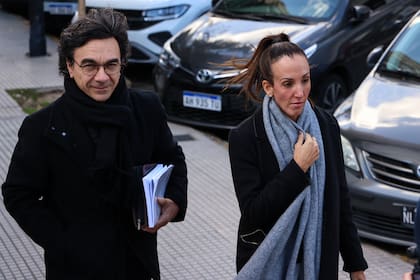 El abogado Vadim Mischanchuk y la psiquiatra Agustina Cosachov