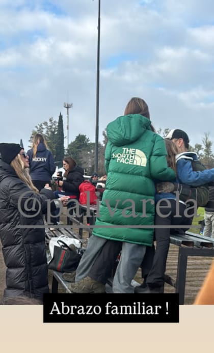 El abrazo familiar que protagonizaron las hijas de Mauro Icardi y Wanda Nara (Foto: Captura Instagram/@palivarela)