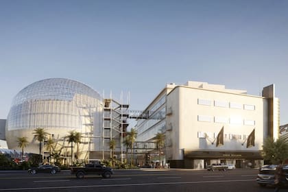 El Academy Museum en plena obra.