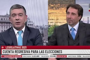 El accidentado pase de Eduardo Feinmann con Pablo Rossi